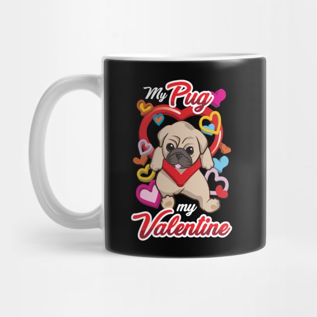 My Pug is My Valentine by andantino